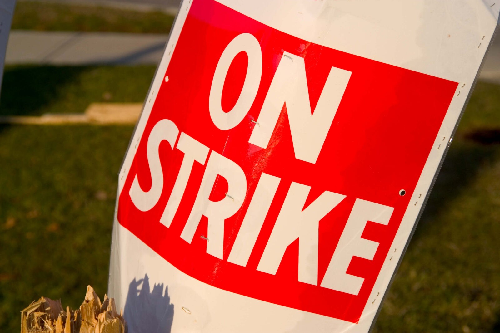 Mack Truck Employees on Strike
