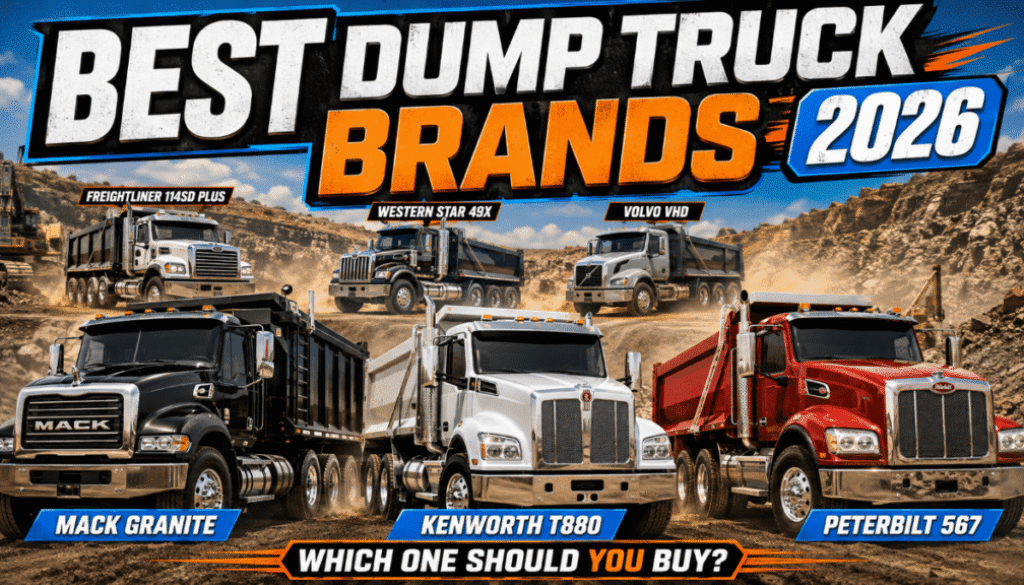 Best Dump Truck Brands in 2026: Top Makes and Models Compared